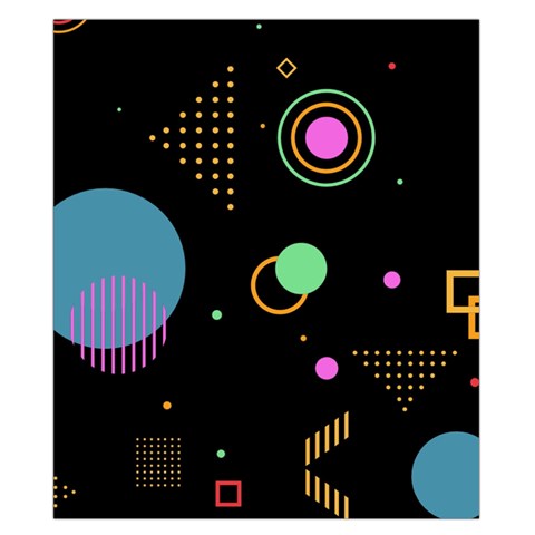 Colartive, Aesthetic, Amoled, Black, Colorful, Desenho Duvet Cover Double Side (California King Size) from ArtsNow.com Front