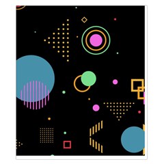 Colartive, Aesthetic, Amoled, Black, Colorful, Desenho Duvet Cover Double Side (California King Size) from ArtsNow.com Back