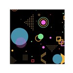 Colartive, Aesthetic, Amoled, Black, Colorful, Desenho Square Satin Scarf (30  x 30 )