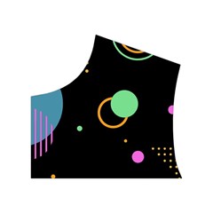 Colartive, Aesthetic, Amoled, Black, Colorful, Desenho Women s Button Up Vest from ArtsNow.com Top Left