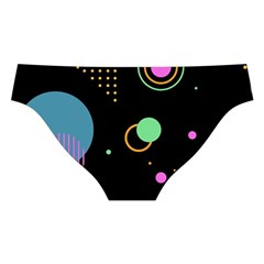 Colartive, Aesthetic, Amoled, Black, Colorful, Desenho Cross Back Hipster Bikini Set from ArtsNow.com Back Under