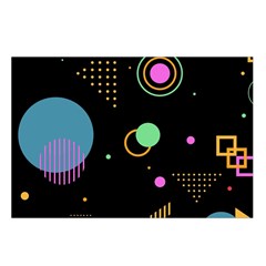 Colartive, Aesthetic, Amoled, Black, Colorful, Desenho Waist Pouch (Small) from ArtsNow.com Loop