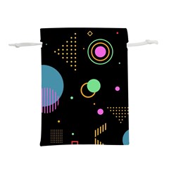 Colartive, Aesthetic, Amoled, Black, Colorful, Desenho Lightweight Drawstring Pouch (S) from ArtsNow.com Back