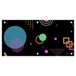 Colartive, Aesthetic, Amoled, Black, Colorful, Desenho Banner and Sign 6  x 3 