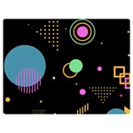 Colartive, Aesthetic, Amoled, Black, Colorful, Desenho Premium Plush Fleece Blanket (Extra Small)