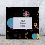 Colartive, Aesthetic, Amoled, Black, Colorful, Desenho White Box Photo Frame 4  x 6 