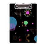 Colartive, Aesthetic, Amoled, Black, Colorful, Desenho A5 Acrylic Clipboard