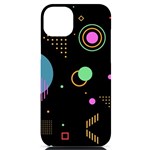 Colartive, Aesthetic, Amoled, Black, Colorful, Desenho iPhone 14 Plus Black UV Print Case