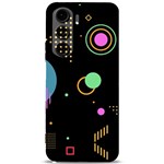 Colartive, Aesthetic, Amoled, Black, Colorful, Desenho Samsung Galaxy S24 Plus 6.7 Inch Black TPU UV Case