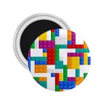 Colorful Bricks, Bricks, Colorful, Colors, Games, Lego, Rainbow 2.25  Magnets