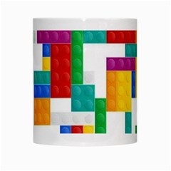 Colorful Bricks, Bricks, Colorful, Colors, Games, Lego, Rainbow White Mug from ArtsNow.com Center