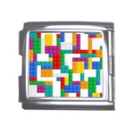 Colorful Bricks, Bricks, Colorful, Colors, Games, Lego, Rainbow Mega Link Italian Charm (18mm)