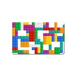 Colorful Bricks, Bricks, Colorful, Colors, Games, Lego, Rainbow Magnet (Name Card)