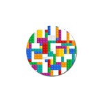 Colorful Bricks, Bricks, Colorful, Colors, Games, Lego, Rainbow Golf Ball Marker