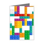 Colorful Bricks, Bricks, Colorful, Colors, Games, Lego, Rainbow Mini Greeting Card