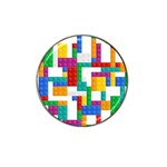 Colorful Bricks, Bricks, Colorful, Colors, Games, Lego, Rainbow Hat Clip Ball Marker