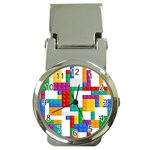 Colorful Bricks, Bricks, Colorful, Colors, Games, Lego, Rainbow Money Clip Watches