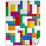 Colorful Bricks, Bricks, Colorful, Colors, Games, Lego, Rainbow Canvas 12  x 16 