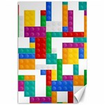 Colorful Bricks, Bricks, Colorful, Colors, Games, Lego, Rainbow Canvas 20  x 30 