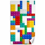 Colorful Bricks, Bricks, Colorful, Colors, Games, Lego, Rainbow Canvas 40  x 72 