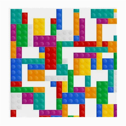 Colorful Bricks, Bricks, Colorful, Colors, Games, Lego, Rainbow Medium Glasses Cloth from ArtsNow.com Front