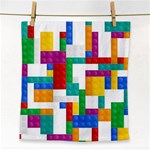 Colorful Bricks, Bricks, Colorful, Colors, Games, Lego, Rainbow Face Towel