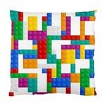 Colorful Bricks, Bricks, Colorful, Colors, Games, Lego, Rainbow Standard Cushion Case (One Side)