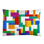 Colorful Bricks, Bricks, Colorful, Colors, Games, Lego, Rainbow Pillow Case