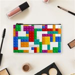 Colorful Bricks, Bricks, Colorful, Colors, Games, Lego, Rainbow Cosmetic Bag (Small)