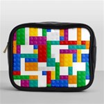 Colorful Bricks, Bricks, Colorful, Colors, Games, Lego, Rainbow Mini Toiletries Bag (One Side)