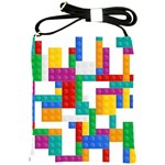 Colorful Bricks, Bricks, Colorful, Colors, Games, Lego, Rainbow Shoulder Sling Bag