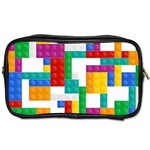 Colorful Bricks, Bricks, Colorful, Colors, Games, Lego, Rainbow Toiletries Bag (Two Sides)