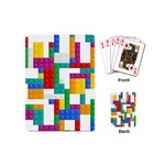 Colorful Bricks, Bricks, Colorful, Colors, Games, Lego, Rainbow Playing Cards Single Design (Mini)