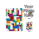 Colorful Bricks, Bricks, Colorful, Colors, Games, Lego, Rainbow Playing Cards 54 Designs (Mini)