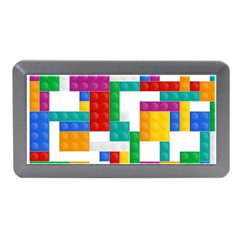 Colorful Bricks, Bricks, Colorful, Colors, Games, Lego, Rainbow Memory Card Reader (Mini) from ArtsNow.com Front