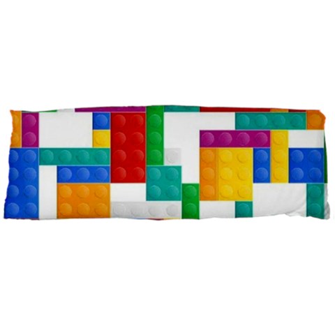 Colorful Bricks, Bricks, Colorful, Colors, Games, Lego, Rainbow Body Pillow Case Dakimakura (Two Sides) from ArtsNow.com Front