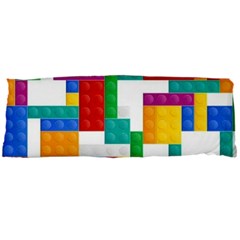 Colorful Bricks, Bricks, Colorful, Colors, Games, Lego, Rainbow Body Pillow Case Dakimakura (Two Sides) from ArtsNow.com Back