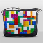 Colorful Bricks, Bricks, Colorful, Colors, Games, Lego, Rainbow Messenger Bag