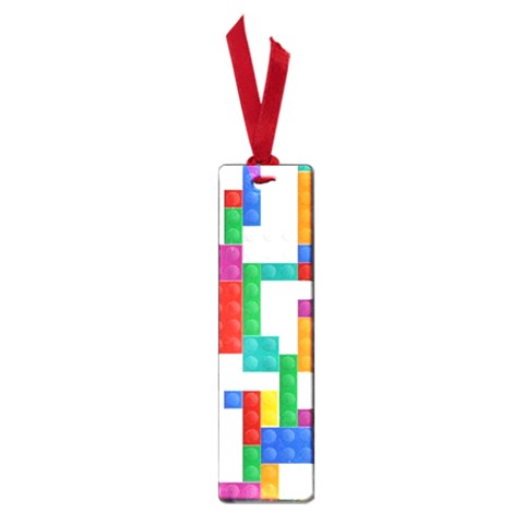 Colorful Bricks, Bricks, Colorful, Colors, Games, Lego, Rainbow Small Book Marks from ArtsNow.com Front