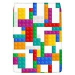 Colorful Bricks, Bricks, Colorful, Colors, Games, Lego, Rainbow Removable Flap Cover (L)