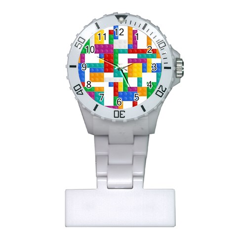 Colorful Bricks, Bricks, Colorful, Colors, Games, Lego, Rainbow Plastic Nurses Watch from ArtsNow.com Front