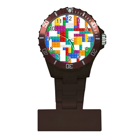 Colorful Bricks, Bricks, Colorful, Colors, Games, Lego, Rainbow Plastic Nurses Watch from ArtsNow.com Front