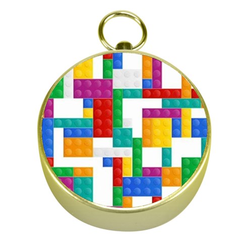 Colorful Bricks, Bricks, Colorful, Colors, Games, Lego, Rainbow Gold Compasses from ArtsNow.com Front