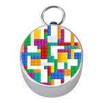 Colorful Bricks, Bricks, Colorful, Colors, Games, Lego, Rainbow Mini Silver Compasses