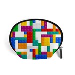 Colorful Bricks, Bricks, Colorful, Colors, Games, Lego, Rainbow Accessory Pouch (Small)