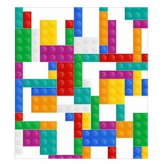 Colorful Bricks, Bricks, Colorful, Colors, Games, Lego, Rainbow Duvet Cover Double Side (King Size) from ArtsNow.com Front