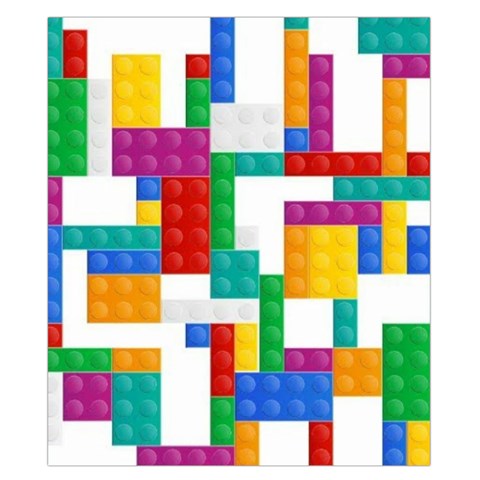 Colorful Bricks, Bricks, Colorful, Colors, Games, Lego, Rainbow Duvet Cover Double Side (California King Size) from ArtsNow.com Front