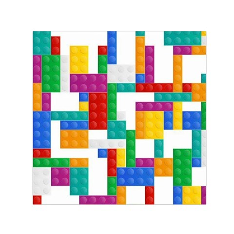 Colorful Bricks, Bricks, Colorful, Colors, Games, Lego, Rainbow Square Satin Scarf (30  x 30 ) from ArtsNow.com Front