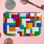 Colorful Bricks, Bricks, Colorful, Colors, Games, Lego, Rainbow Large Coin Purse