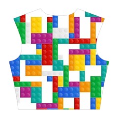 Colorful Bricks, Bricks, Colorful, Colors, Games, Lego, Rainbow Cotton Crop Top from ArtsNow.com Back